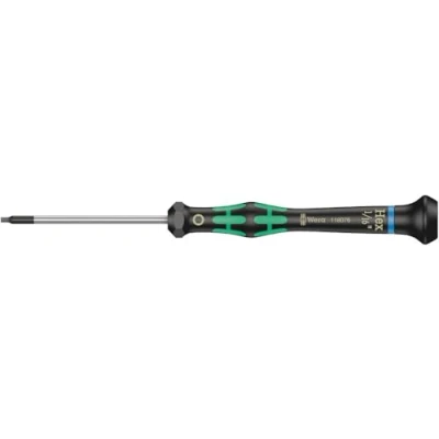 Immagine di Wera 2054 Elettronica e meccanica di precisione Cacciavite a esagono interno Dimensione chiave (metrica): 1.6 mm della (pollici): 1/16