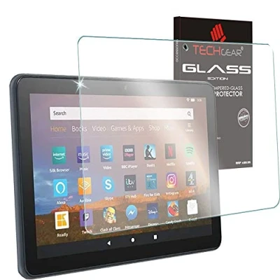 Immagine di TECHGEAR Vetro Antiriflesso Compatibile con Nuovo Amazon Fire HD 8 2022, 2020 / Plus (11a/10a Generazione) Edizione Opaca Temperato [Durezza 9H] [Resistente ai graffi] [Senza Bolle]