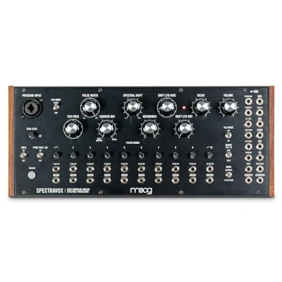 Immagine di MOOG Spectravox Processore spettrale semi modulare con filtri/vocoder CV, oscillatore controllato in tensione, uscita cuffie e patch bay da 3,5 mm