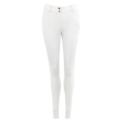 Immagine di BR Pantaloni da equitazione Brighton donna in silicone 36 Snow White