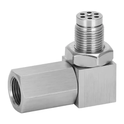 Immagine di Chiave Sonda Lambda Catalizzatore Scarico Sensore Ossigeno Posteriore Distanziatore Mini Da 90 Gradi O2 Adattatore CEL Fix, M18 * 1.5 Universale Emulatore