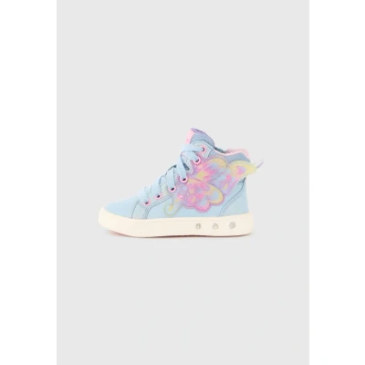 Immagine di Geox J Skylin Girl, Scarpe da Ginnastica, Lt Avio Multicolor, 32 EU