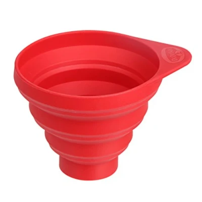 Immagine di Dr. Oetker Dr.Oetker Imbuto in Silicone per Conserve(Colore: Rosso), quantità: 1 Pezzo, Red, 8 x 10 cm