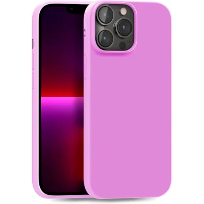 Immagine di MyGadget Cover per iPhone 13 Pro Max Custodia Protettiva in Silicone Morbido Case TPU Flessibile Ultra Protezione Antiurto &amp; Antigraffio Lilla