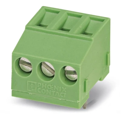 Immagine di Phoenix Contact 1717088 Morsetto a vite 1.50 mm² Numero Poli (num) 3 Verde 50 pz.