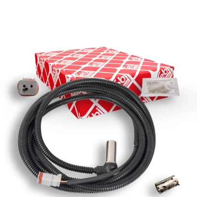 Immagine di FEBI BILSTEIN 171175 Sensore ABS Assale posteriore Sx, Dx con grasso, bussola 1250 3030 SCANIA: P,G,R,T series