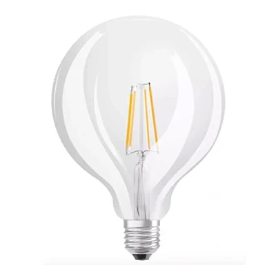 Immagine di OSRAM 4058075808942 LED (monocolore) ERP E (A G) E27 Forma di palla 6.5 W = 60 Bianco caldo (Ø x L) 125 mm 173 GLOWdim, dimmerabile, Filamento 1 pz.