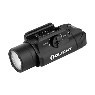 Immagine di OLIGHT PL 3R Valkyrie Torcia Potente LED con Binario Regolabile, 4 Modalità di Uscita Ricaricabile 1,500 Lumen 205 Metri per la Caccia, Ricerca, Outdoor Illuminazione