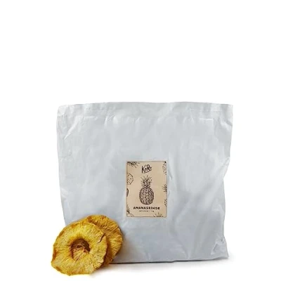 Immagine di KoRo Anelli di ananas essiccati 1 kg Frutta secca non zuccherata e solforata, formato convenienza.