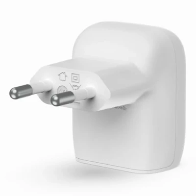 Immagine di Belkin Caricabatteria da parete USB Type C Power Delivery 20 W, caricatore rapido certificato PD 3.1 PPS, design compatto per i viaggi, iPhone 15, 14, iPad, Galaxy S23, Pixel ecc