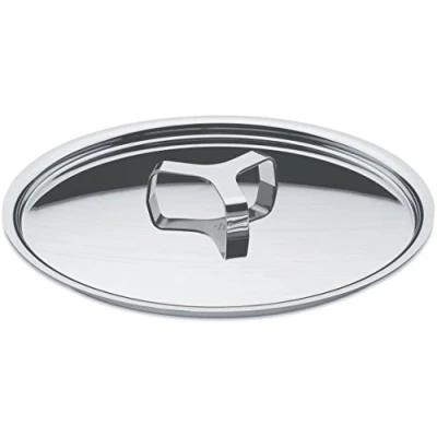 Immagine di Alessi Pots&amp;Pans AJM200/24, Coperchio in Acciaio Inossidabile 18/10, 24 cm, Argento