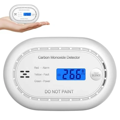 Immagine di XINDUM rivelatore di monossido carbonio con batteria da 10 anni, CO schermo LCD, allarme acustico 85 dB, funzione Mute, monitor per la sicurezza domestica, standard EN 50291