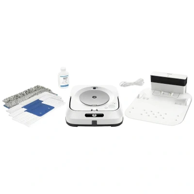 Immagine di iRobot Braava m6138 Robot catturapolvere Bianco Gestito da app, Comando vocale, Compatibile con Amazon Alexa, Google Home