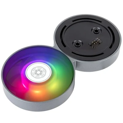 Immagine di SilverStone Technology IMF70 ARGB, set di ventole proprietarie da 70 mm per aggiornare i refrigeratori liquidi all in one della serie IceMyst, SST ARGB