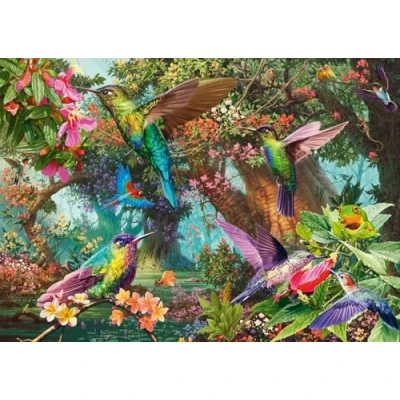 Immagine di Schmidt Spiele 58869 Gioco di colori dei colibrì, Puzzle da 1000 pezzi, Multicolore
