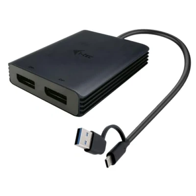 Immagine di I TEC USB Adattatore [1x C®, A 2x DisplayPort] A/USB C Dual 4K DP Video Ada.