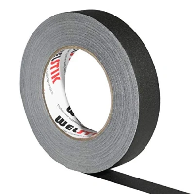 Immagine di WELSTIK Nastro sottile per gaff, 25 mm x 30,2 m, colore: Nero
