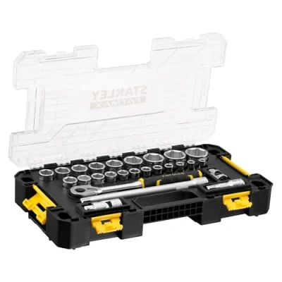 Immagine di STANLEY FATMAX, Set Chiavi a Bussola ed Accessori att. 1/2&quot;, 26 Pezzi FMMT98103 1