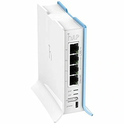 Immagine di Mikrotik RB941 2ND TC 300Mbit/s Blue, White WLAN access point points (300 Mbit/s, IEEE 802.11b,IEEE 802.11g,IEEE 802.11n, 10,100 DSSS, DSSS,OFDM, Micro USB)