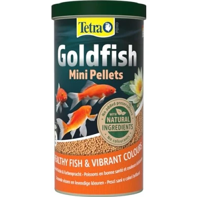 Immagine di Tetra TetraPOND Goldfish Mini Pellets Mangime per Pesci, 1 L