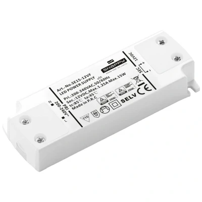 Immagine di Dehner Elektronik SE 15 12VF (12VDC) Trasformatore per LED, Driver LED Tensione costante W 1.25 A 12 V/DC 1 pz.