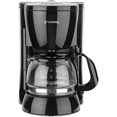 Immagine di grossag KA 12.17 Macchina da caffè Automatica, 600 W, 4 Cups, Plastica, Nero