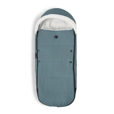 Immagine di Coprigambe Stokke YOYO, Aqua Fodera in Sherpa, Cappuccio Pile con coulisse, Doppia Imbottitura Lavabile Lavatrice a 30C Include Borsa Piccola