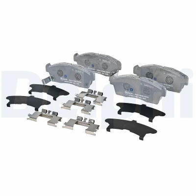 Immagine di DELPHI Kit pastiglie freno con lamierino anticigolío accessori LP5010EV