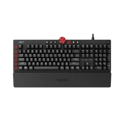 Immagine di Agon by AOC AGK700 Tastiera da gioco Layout italiano Interruttori Cherry MX Red Anti Ghosting Software G Tools Rollover N Key