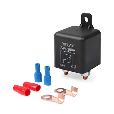 Immagine di Ehdis Relè 24V 200A Camion dell&#039;automobile Motor Automobili della Barca Starter Heavy Duty Split Carica ZL180 con 2 Pin Footprint + 4 Terminale