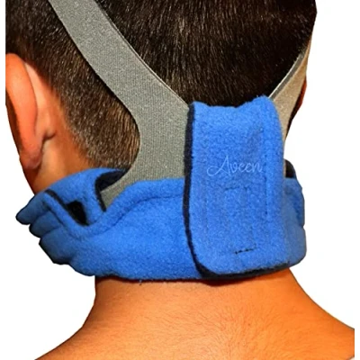 Immagine di CPAP pad per il collo le cinghie del supporto testa CPAP, comodo coperture CPAP.