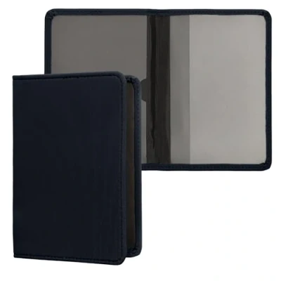 Immagine di kwmobile Custodia in Neoprene per Libretto Circolazione Auto Cover Portalibretto con Scomparti Tessere Patente Foderina Porta Documenti blu scuro