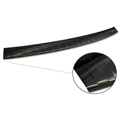 Immagine di Avisa Protezione paraurti Posteriore in Acciaio Inox Nero Compatibile con Ford Tourneo Connect/Transit Connect 2014 2017 &amp; FL &#039;Ribs&#039;