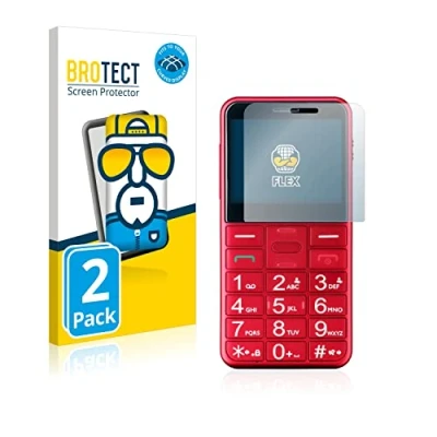 Immagine di brotect Pellicola Copertura Completa per Panasonic KX TU155 (2 Pezzi) Full Cover 3D Curvo