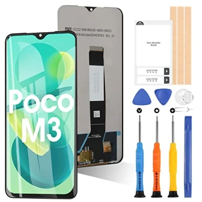 Immagine di ARSSLY Schermo per Xiaomi Poco M3 M2010J19CG / Redmi 9T M2010J19SG LCD Display Touch Screen Digitizer Parti di Ricambio Riparazione con Strumenti(Non Mi 9T/Redmi Note 9T)