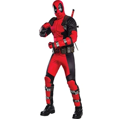 Immagine di Rubies 811000STD000 Costume da Deadpool, Uomo, Multicolore, Std