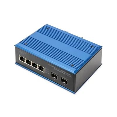 Immagine di Digitus DN 651149 Switch ethernet industriale 4x2 porte 1 GBit/s