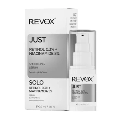 Immagine di REVOX B77 Just Retinol 0,3% + Niacinamide 5%, 30 ml, Siero al Retinolo e Niacinamide, Riduce Rughe, Migliora Elasticità Pelle, Rafforza Barriera Cutanea, Favorisce Produzione Collagene