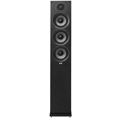 Immagine di ELAC Debut 2.0 altoparlante da terra F5.2, scatola per riproduzione musicale tramite impianto stereo, sistema audio surround 5.1, suono eccellente e design di alta qualità, a 3 vie,