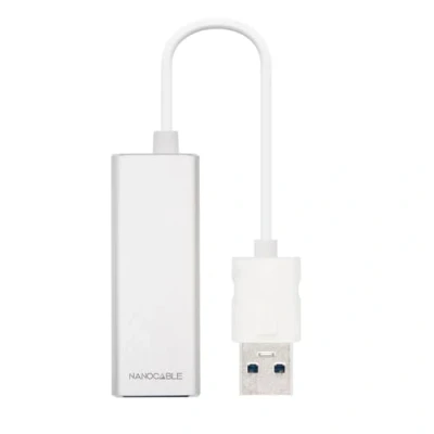 Immagine di Nano Cavo 10.03.0401 Ethernet LAN Adattatore di Rete USB 3.0 a Gigabit 10/100/1000 Mbps, Nintendo Switch, PC, laptop, Windows 10,8,7, XP, Vista, Mac OS e Linux)