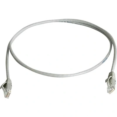 Immagine di Telegärtner L00004A0178 RJ45 cavo di rete, patch CAT 6 U/UTP 7.50 m Grigio Ritardante fiamma, Privo alogeni 1 pz.