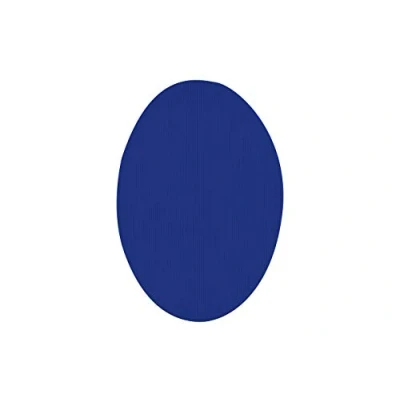 Immagine di ginocchiere elastiche per abbigliamento Toppe riparare i vestiti. 6 gomitiere o di 9 x 13 cm. Colore: blu elettrico