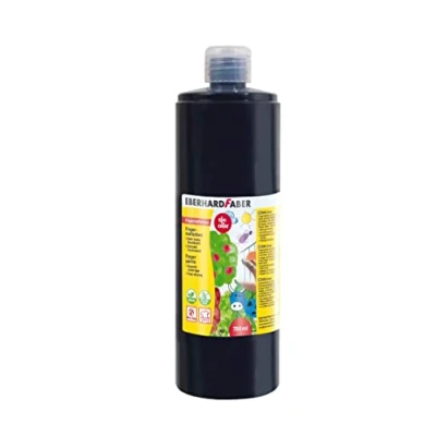 Immagine di Eberhard Faber 578999 Pittura a dita EFA Colour, nera, 750 ml, lavabile e ad asciugatura rapida