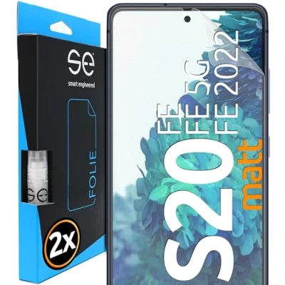 Immagine di smart engineered 3D Pellicola opaca di protezione dello schermo per Samsung Galaxy S20 FE/Galaxy FE 5G antiriflesso [2 pezzi Opaco, Case friendly, Protettiva TPU