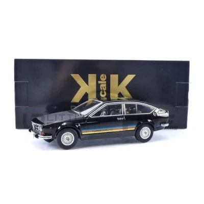 Immagine di KK Scale KKDC181094 Alf. Rome. 2000 GTV Turbodelta Black 1979 Scala 1/18 Modello da Collezione