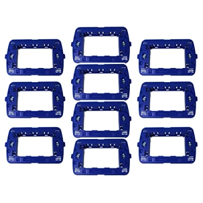 Immagine di Supporto Compatibile Con Bticino Living Light, Per Scatola 502 503 504 507 (10, 3 Moduli/Posti)