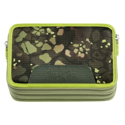 Immagine di Step by Astuccio XXL &quot;Dino Torex&quot;, 43 pezzi, verde, design Dino, con utensili da scrivere, per ragazzi a partire dal 1 grado