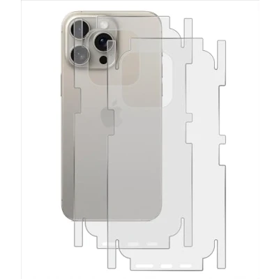 Immagine di GIOPUEY [2 Pezzi Pellicola Protettiva Retro per iPhone 16 Plus, Plus Pellicola, TPU Morbido, Sottile, Consistenza Opaca, Bordo Protettivo Translucent