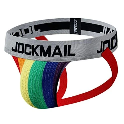 Immagine di JOCKMAIL Mens Jockstrap atletico sostenitore biancheria intima Sport Jock Strap Breef Colorato XXL