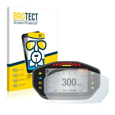 Immagine di brotect Pellicola Protettiva Vetro per Ducati Monster 1200 Colour TFT Display Protezione Schermo [Durezza Estrema 9H, Chiaro]